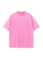 T-shirt décontracté d'été pour homme, coupe oversize, en jersey de coton pur 200G, col rond, couleur unie, fabriqué en Chine par BD (OEM), écologique
