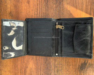 Cartera plegable personalizada de cuero genuino de alta calidad para hombre, gran oferta, carteras de estilo duradero de lujo de cuero de alta calidad - Product Image 5