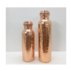 Traditional <b>copper</b> water <b>bottle</b> for daily <b>drinking</b> supporting immunity digestion and balanced wellness routine - Product Image 6