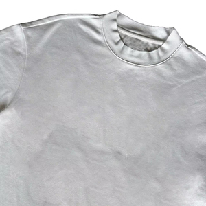 Casual Men's Boxy Cropped t Shirt Custom Plus Size Men's <b>Plain</b> <b>White</b> T-shirt Summer Heavyweight Drop Shoulder <b>Tee</b> Shirt - Product Image 4