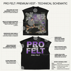 Pro Felt Custom Clothing Manufacturer Whole Sale Fashionable Stylish Sleeveless T Shirts Solid Plain Color Cotton Polyester Tank - Product Image 3
