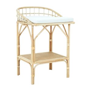 Table à langer en rotin pour tout-petits, mobilier de salle de jeux, haute qualité, prix abordable, vente directe d'usine, article très demandé - Product Image 1
