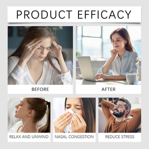 Lot de 4 bâtons nasaux aux huiles essentielles naturelles de marque privée, bâton d'inhalateur de nez, pour calmer, maux de tête, concentration, stimuler l'énergie - Product Image 4