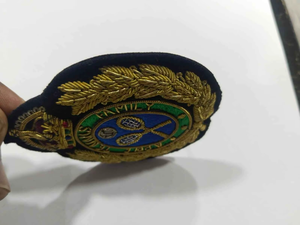 Handmade Embroidered Bullion Badges Eco-Friendly Nickel-Free Washable New Style OEM Service Wholesale High Quality Custom Badges - Product Image 3