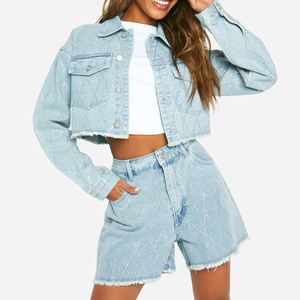 Ensemble 2 Pièces Tendance en Jean pour Femme : Gilet et Jean Large – Collection 2026 - Product Image 1