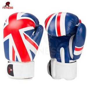 Guantes de Boxeo de Cuero Genuino con Bandera Personalizada, Cierre de Gancho y Bucle, Antideslizantes, para Adultos, Estilo Irlandés, Mexicano, Italiano, Filipino, Estadounidense - Product Image 2