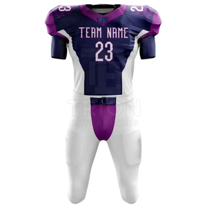Tenue de football américain personnalisée par sublimation pour équipes sportives – Nouveau design pour jeunes, hommes, femmes, unisexe – Maillot de football américain - Product Image 3