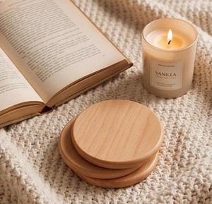 Regalo de cocina para mamá, posavasos personalizado, accesorios para el hogar, regalos para mamá, regalo para el Día de la Madre, posavasos de madera hecho a mano. - Product Image 1