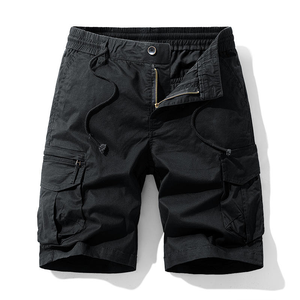 Nouveauté été : Short cargo pour homme, grande taille, polyester/coton, respirant, multi-poches, fermeture à cordon, vêtements de travail décontractés, OEM - Product Image 3