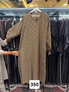 Best Selling Kaftan Abaya Handmade Turkish Floor Length Long Sleeve V Neck Polyester Regular Fit Casual Evening Party Wedding - Product Image 1