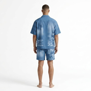 โรงงานผลิตเสื้อผ้าบุรุษคอลเลคชั่นฤดูร้อนแบบกำหนดเอง รับผลิตแบบ OEM ODM และรับผลิตเสื้อผ้าภายใต้แบรนด์ของลูกค้า - Product Image 2