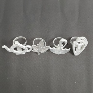 Anillo para Servilletas con Forma Original, Diseño de Tetera, Hoja de Arce y Paraguas, Porta Servilletas de Aluminio de una Sola Pieza para Decoración de Mesa - Product Image 5