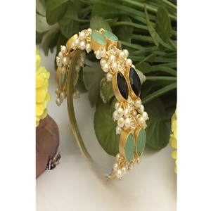 Elegant Premium Quality Brass <b>Charm</b> Bracelet with Gold Plating and Moissanite Trendy Design for Party Wedding Events Wear Women - Product Image 2