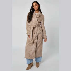 Abrigos de lana de lujo personalizados, abrigos de lana peinada para hombre, abrigos largos de invierno cálidos para hombre y mujer, abrigos de lana de cachemira. - Product Image 3