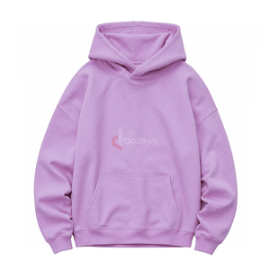 Sweat à capuche oversize en molleton de coton épais à épaules tombantes, personnalisable avec logo, pull en polaire, fabricant OEM en gros - Product Image 1