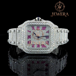Best Quality Mossinate Stainless Steel <b>Watch</b> with Diamonds Gold and Silver Luxury Timepiece <b>for</b> Fashion Forward Individuals - Product Image 4