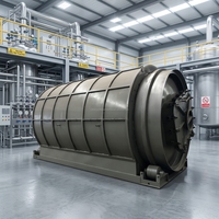 Usine de pyrolyse de pneus à haute productivité et machine de recyclage des déchets plastiques en huile combustible, capacité de 5 à 15 tonnes/jour, HENAN