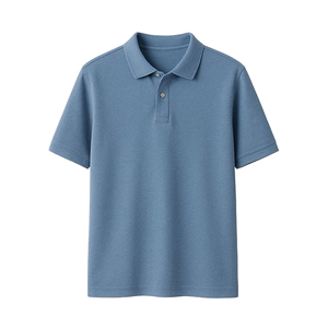 Camiseta Polo de Punto Personalizada 100% Algodón para Hombre ODM – Polo Básico de Verano Ligero y Transpirable de Manga Corta - Product Image 4