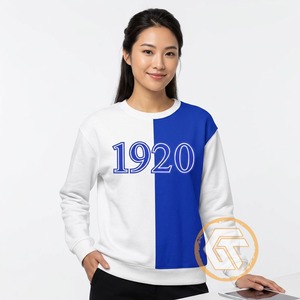 Sweat-shirt d'hiver personnalisé brodé Zeta Phi Beta pour femmes, en molleton de coton respirant, vente en gros, vêtements de qualité supérieure - Product Image 3