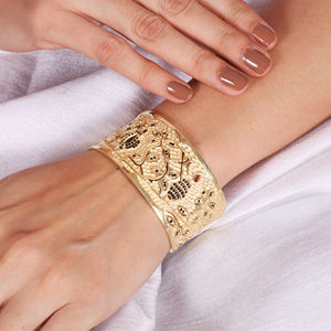 Pulsera de Plata de Ley 92.5 con Espinela Negra para Mujer, Ideal para Compromiso, Boda o Fiesta, Proveedor de India - Product Image 3