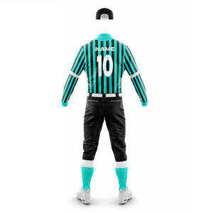 Ensemble complet de tenues de baseball personnalisées OEM/ODM pour l'entraînement et les matchs, uniformes d'équipe avec nom et numéros, kits de softball pour joueurs - Product Image 2