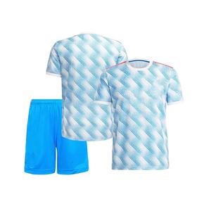 Camisetas de fútbol personalizadas para hombres, uniformes de fútbol para adultos, traje de entrenamiento en blanco, número de nombre - Product Image 2