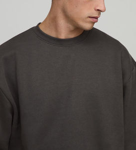 Sweat-shirt ample en coton épais pré-rétréci, personnalisable, vente en gros - Product Image 4