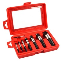 Extracteur de vis pour retirer facilement les vis endommagées des tuyaux d'eau, extracteur de boulons cassés, outils de travail du bois, forets, 8 pièces