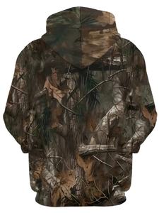 เสื้อสเวตเตอร์ลายพราง3D ใบไม้ร่วงดีไซน์แบบสวมหัวสำหรับผู้ชาย/ผู้หญิงเสื้อสไตล์ Y2K ผ้าฝ้าย100% ทรงหลวมใส่พอดีตัวฤดูใบไม้ร่วง - Product Image 3