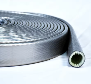 SUNBOW HTG-010 Funda Trenzada de Fibra de Vidrio Resistente al Calor y Fuego de 50 mm de Diámetro Interior para Protección de Mangueras - Product Image 5