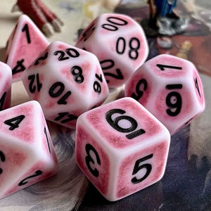 Premium Eco-Friendly Polished Natural Horn <b>Dice</b> Stylish Durable <b>Set</b> for Board Games RPG Collectors Tradebyd - Product Image 1