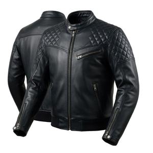 SMART SHINE ENTERPRISES <b>Men</b> Premium <b>Leather</b> <b>Jacket</b> Soft Comfortable Full Zip Casual Durable Regular Fit Winter Quick Dry - Product Image 3