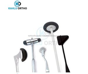 Juego de Diagnóstico de 7 Piezas de Acero Inoxidable, Kit de Examen Médico Neurológico con Martillo de Reflejos de KAHLU ORTHOPEDIC - Product Image 4