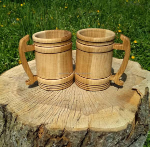 Taza de Café de Madera Hecha a Mano, Taza de Espresso de Madera Natural, Taza de Té Ecológica para Agua, Leche, Jugo, Diseño Rústico por FWE - Product Image 5