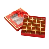 Boîte en papier personnalisée pour bonbons au chocolat biodégradable, gâteau de la Saint-Valentin, boîte cadeau de Noël, certifiée ISO 9001, étiquette personnalisée