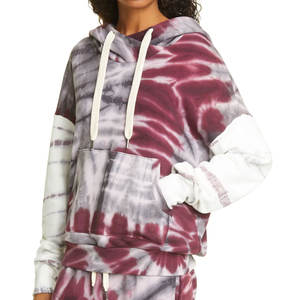 Vêtement surdimensionné avec motif Tie-Dye, manches longues, coupe ample confortable, matière polaire douce pour un confort optimal 2026 - Product Image 4