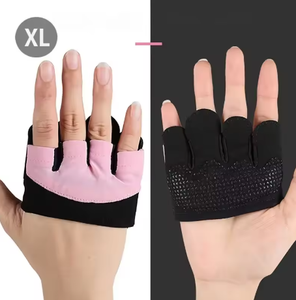Sports FourFinger Gloves Pink Black Neoprene Non-Slip Gym Fitness Women's Hand Protection Training Grip - Product Image 3