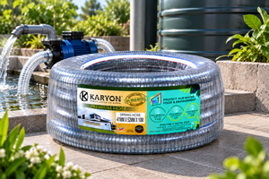 Heavy Duty PVC Spring Suction <b>Hose</b> Flexible Steel Wire Reinforced <b>Vacuum</b> Resistant 10mm-45mm Diameter for Agriculture Industry - Product Image 1