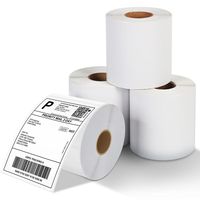 Rouleaux d'étiquettes d'expédition thermiques en PVC Picknpack 4x6 pouces, 40 rouleaux/paquet, 400 étiquettes/rouleau, autocollantes, pour codes-barres et achats