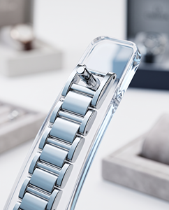 Stylish Single Transparent Acrylic Jewelry Bracelet Watch Display Stand for Freestanding Unique Design Showcasing Precious - Product Image 5