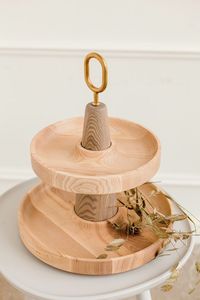 Rustic Wooden <b>Candle</b> Holder Stand for Farmhouse Interior Decoration Dining Table Centerpiece Wedding Party and Holiday Decor - Product Image 5