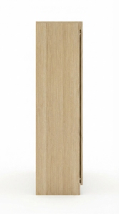 Armoire en bois moderne avec portes coulissantes en HPL, construction en MDF, meuble de chambre autoportant pour la maison et l'hôtellerie - Product Image 2