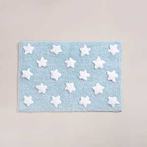 Tapis de bain en coton 100% tufté |   Tapis de salle de bain doux et absorbant de style européen |   Lavable en machine |   Support en silicone antidérapant | - Product Image 3