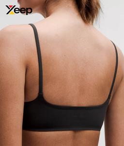 เสื้อชั้นในกีฬาโยคะคุณภาพสูงสำหรับผู้หญิง XEEP รุ่น XC-SB-150 แบบเรียบง่าย ระบายอากาศได้ดี สายปรับได้ แผ่นรองถอดออกได้ รองรับได้ดี - Product Image 4