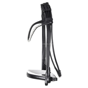 บังเหียนบุหนังอังกฤษทำมือสายคาดคิ้วคริสตัลทนทานเปิดตัวใหม่ - Product Image 3