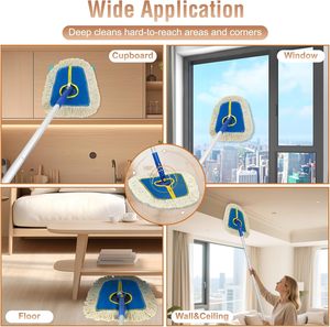 Industrial Strength High Quality Eco-friendly Durable Cotton Dust <b>Mop</b> Refill Washable Multi-functional Aluminum Sliding Wringing - Product Image 5