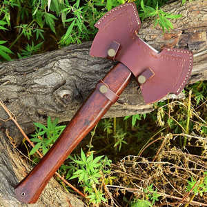 Steel Craft International Custom DIY Damascus Steel Flat Backed Felling <b>Axe</b> Head Wood Handle Survival <b>Camping</b> Hunting Bushcraft - Product Image 4