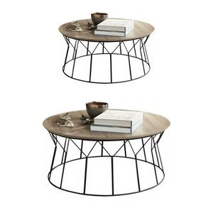 โต๊ะกาแฟทรงกลมดีไซน์หรูหราทันสมัยเฟอร์นิเจอร์คุณภาพระดับพรีเมี่ยมในราคาไม่แพง - Product Image 5