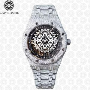 ชาร์ม จิวเวลส์ ลักชัวรีนาฬิกาข้อมือผู้ชายสแตนเลสสตีลทรงสี่เหลี่ยม 40 มม. หน้าปัด 20 ซม. สายนาฬิกาแบบกลไก 10 บาร์ กันน้ำอัตโนมัติ - Product Image 5