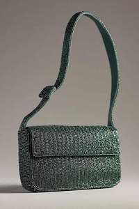 Bolso de Mano Bordado a Mano con Cuentas de Semillas, Diseño Floral Bohemio, Bolso de Hombro Personalizado con Cuentas y Borlas Coloridas - Product Image 3